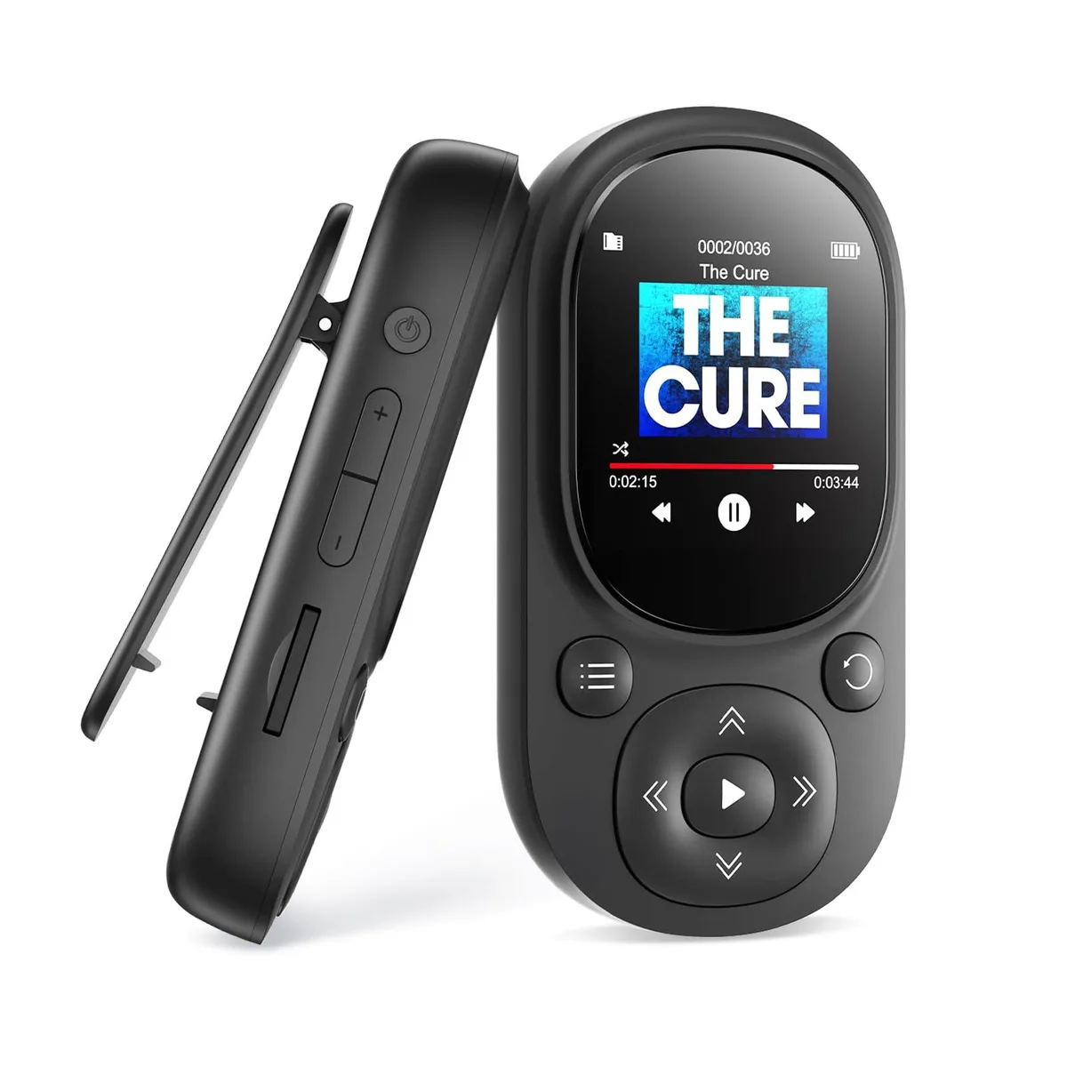 PulsePlay A11 32GB MP3 Player Bluetooth 5.3 Clip 1.8in — product photo