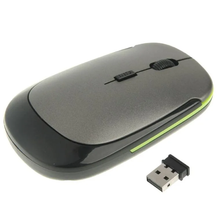 allentian allentian 2.4 GHz Wireless Ultra-thin Mouse Grey 800/1600 dpi — product photo