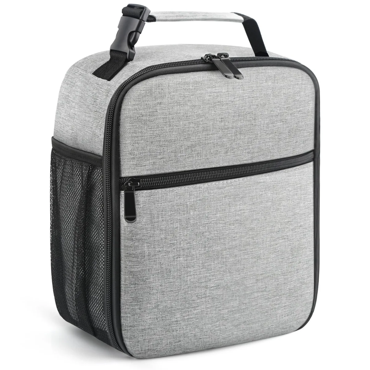 No Sew No Sew 4LB-001 Insulated Lunch Bag Grey — product photo