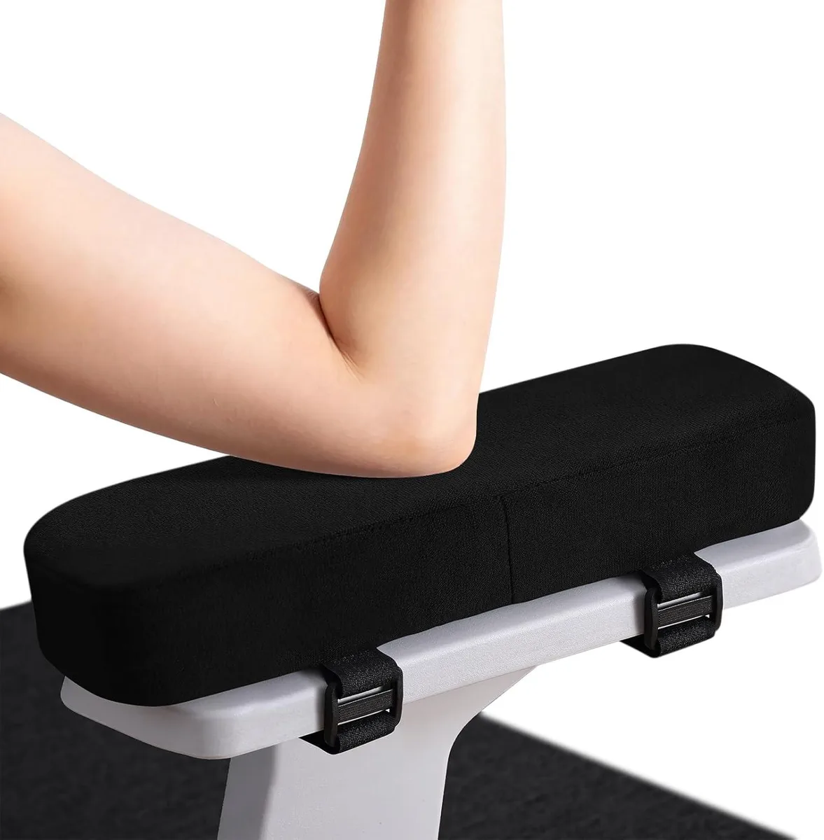 Emerson Emerson Armrest Pads Memory Foam 10.04 x 3.35 x 1.34 Black Set of 2 — product photo