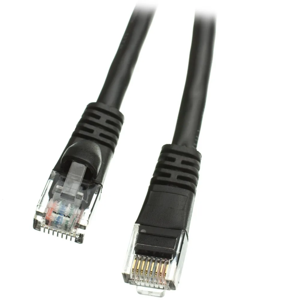 BattleBorn BattleBorn Cat5e RJ45 Patch Cable 50ft Black 10-Pack — product photo