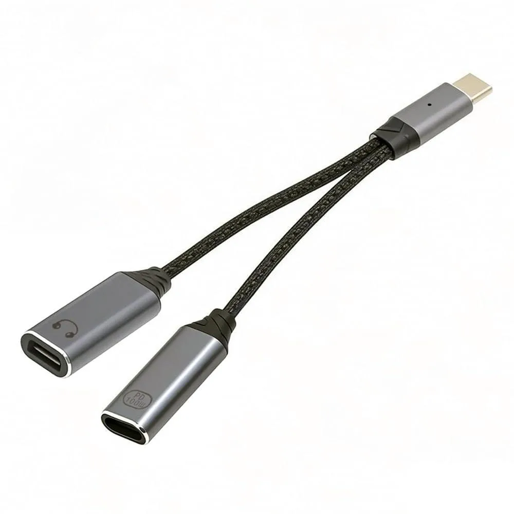 Fervit Fervit USB-C DAC cable 8-pin audio 100 W PD 16 bit 48 kHz — product photo