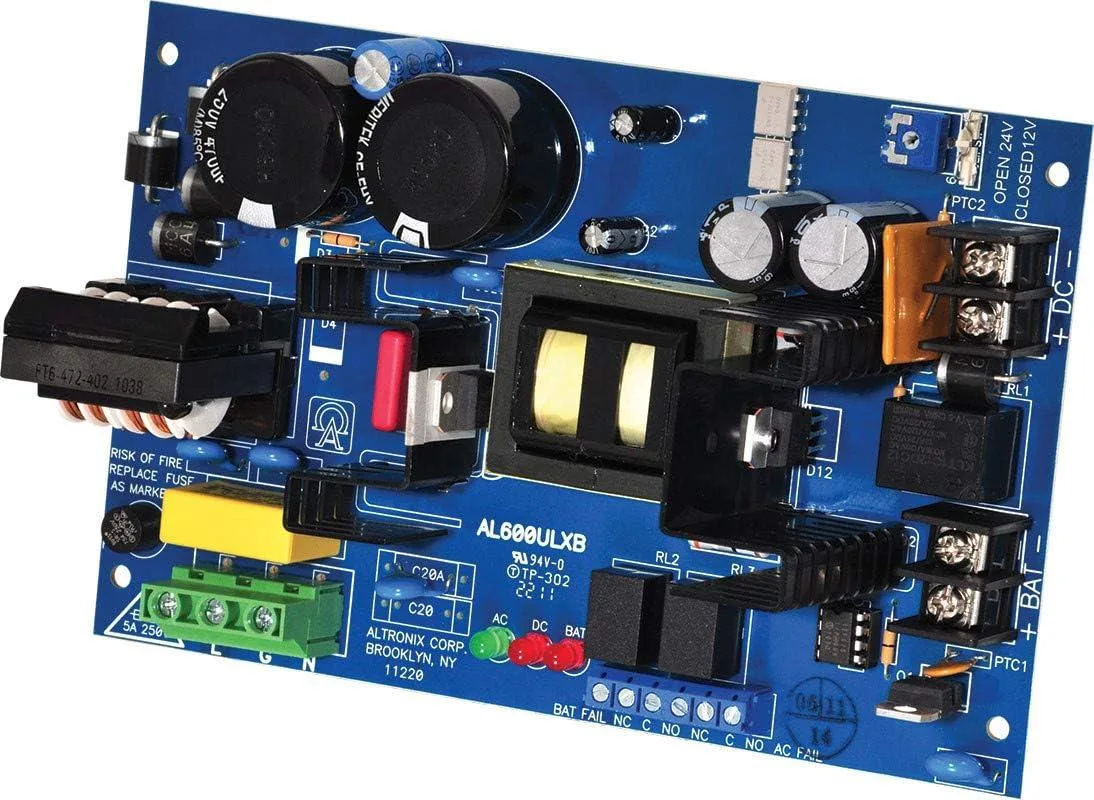 ALTRONIX ALTRONIX AL600ULXB 12/24V 600W PCB Power Supply Board — product photo