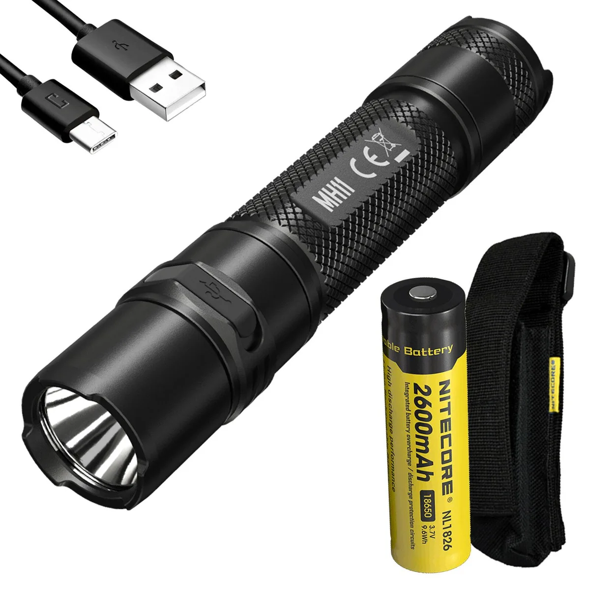 Nitecore Nitecore MH11 flashlight 1000 lumen USB-C 18650 battery — product photo