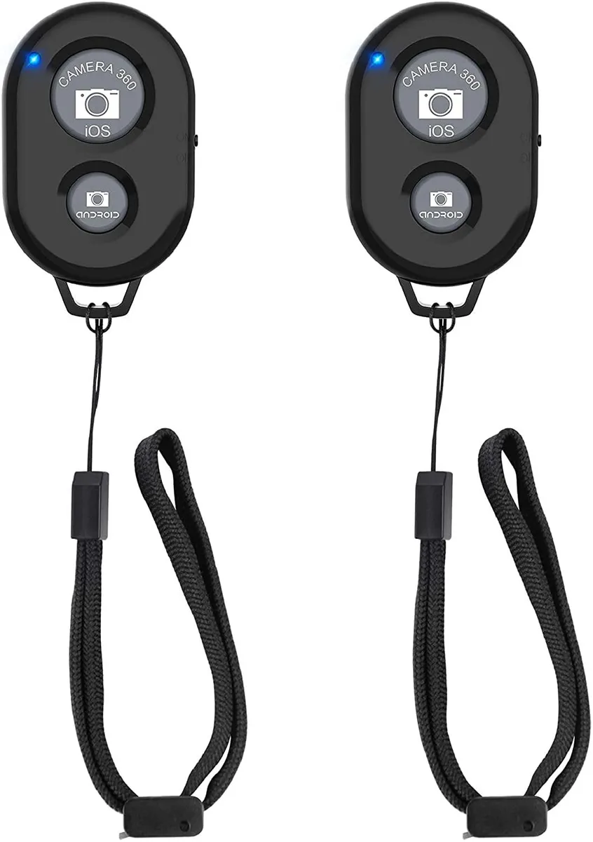 Zttopo ZP-BTR Wireless Camera Remote Shutter 2 Pack Black — product photo