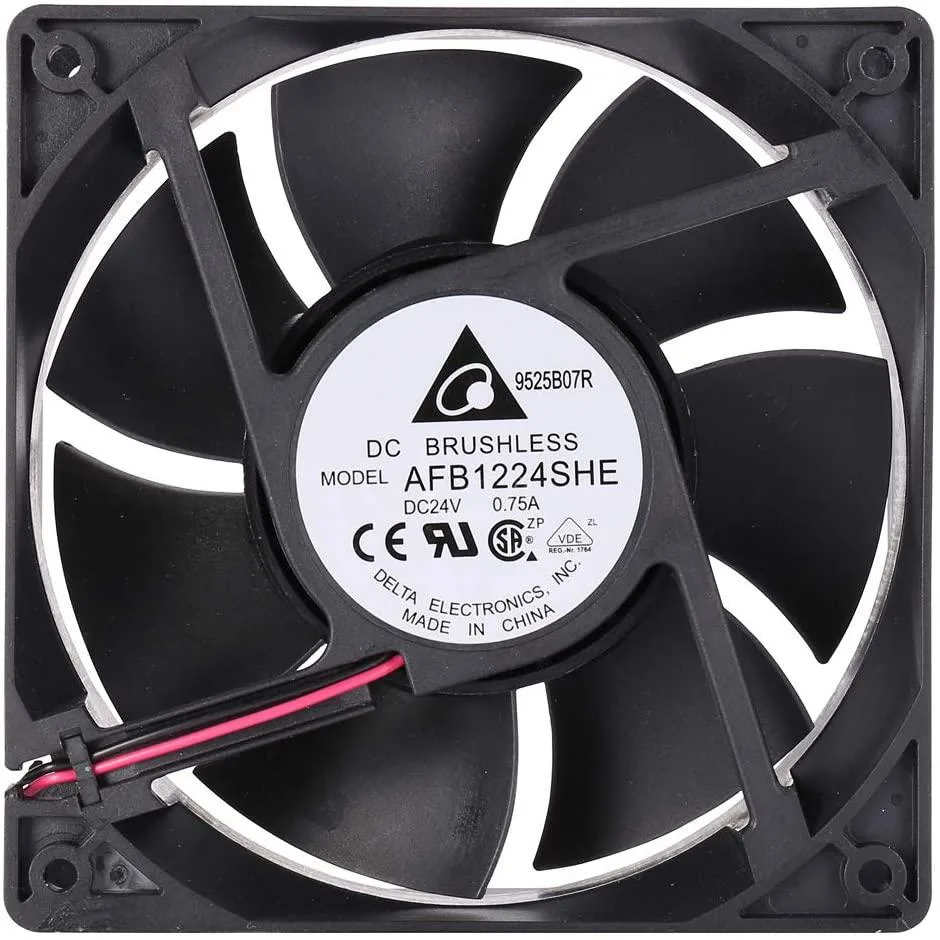 PANO-MOUNTS PANO-MOUNTS FANDEL24038-3PG 120mm 38mm 24V 3700RPM 152CFM 53dBA 3-pin case fan — product photo