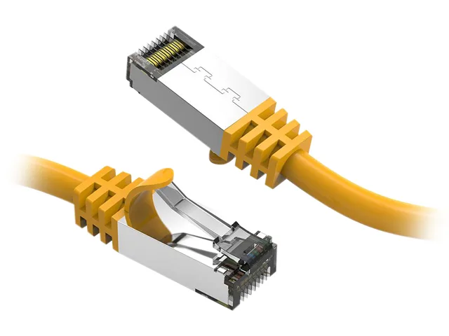 Nippon Labs Nippon Labs 60CAT8-10-26YW Cat8 network ethernet cable 10 ft yellow 26 AWG 2000 MHz 40 Gbps — product photo