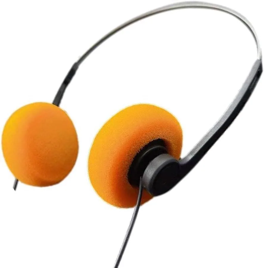 No Sew No Sew FUWDH-001 Orange Wired Over-Ear Headphones — product photo