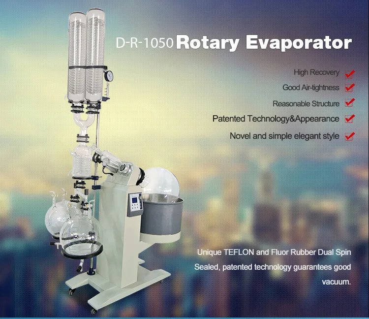 HNZXIB HNZXIB 50L Double Condensers Rotary Evaporator D-R1050 110V — product photo