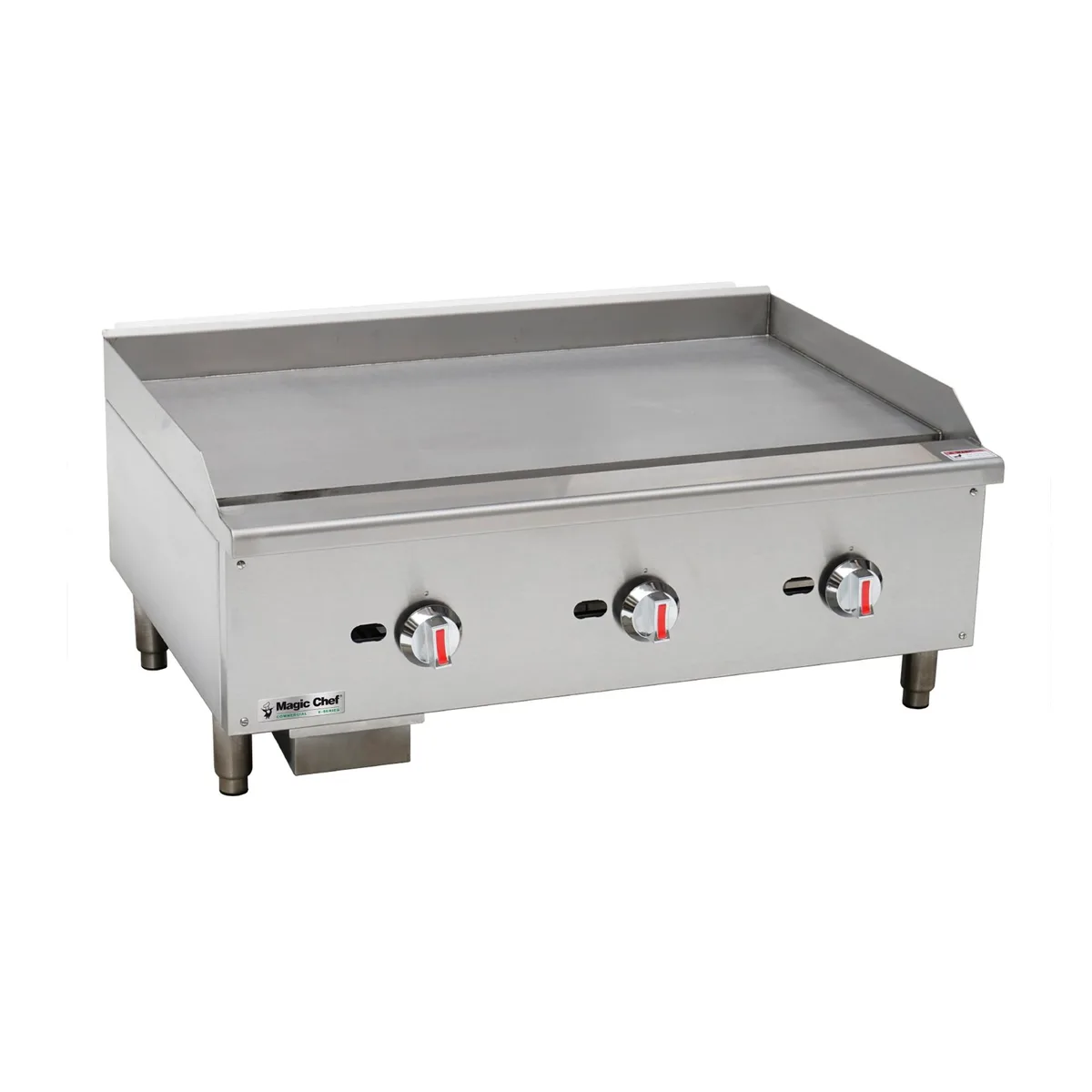 Magic Chef Magic Chef 36 in. Commercial Thermostatic Countertop Gas Griddle Stainless Steel — product photo