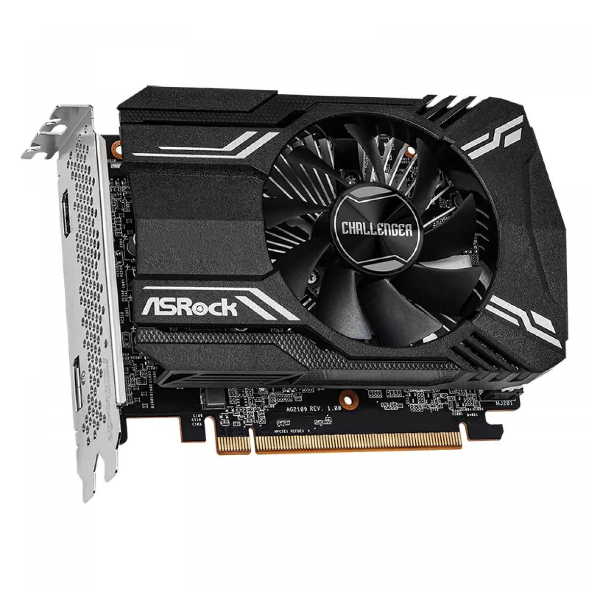ASRock ASRock Radeon RX 6400 Challenger ITX 4GB GDDR6 graphics card — product photo