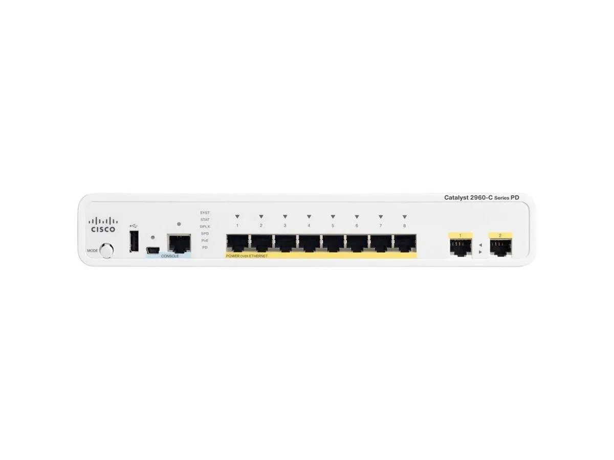 EVESKY EVESKY 2960-C network switch 8 port 10/100 PoE 124W — product photo