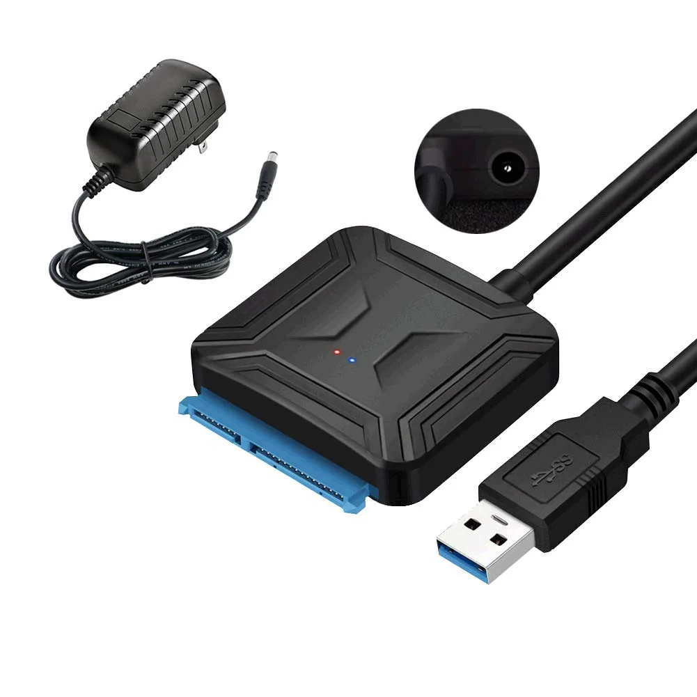 Hitoor Hitoor SATA to USB 3.0 Adapter Cable 20 Inch Black — product photo