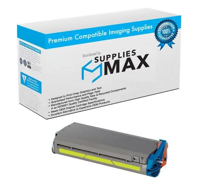 SuppliesMax SuppliesMax OKI41963001 Yellow toner cartridge 10000 pages — product photo