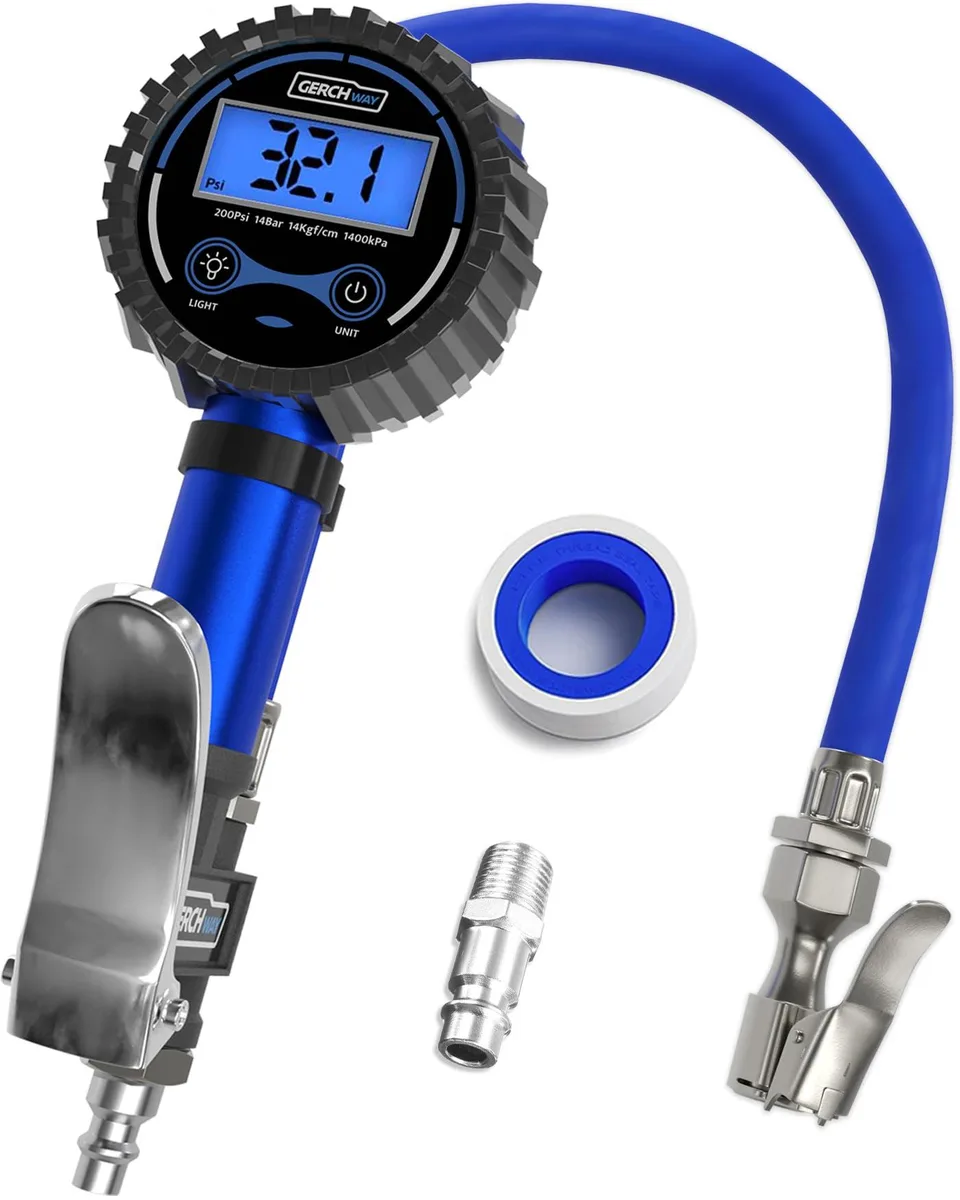 KEHIPI KEHIPI Digital Tire Inflator Gauge 200PSI 0.1PSI — product photo