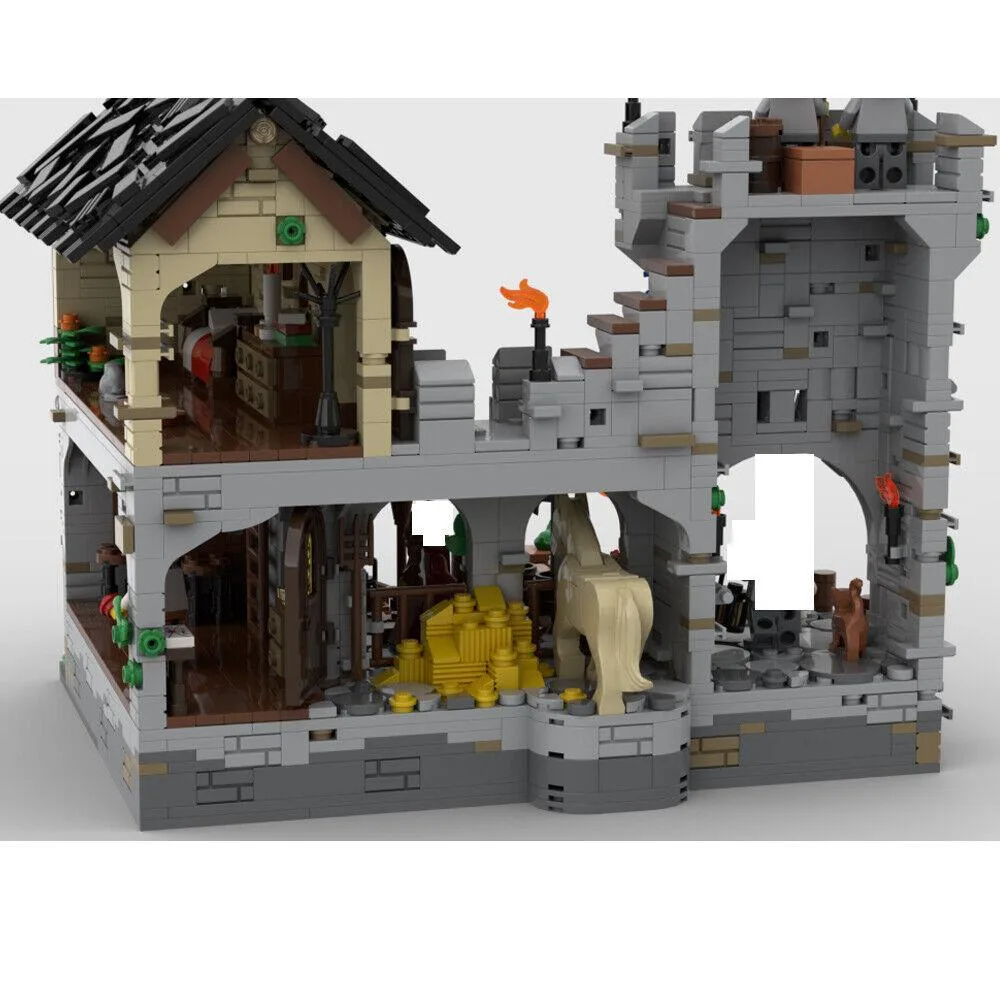 ZITIANYOUBUILD ZITIANYOUBUILD MOC-124794 Medieval Harbor Castle 2053 Parts — product photo