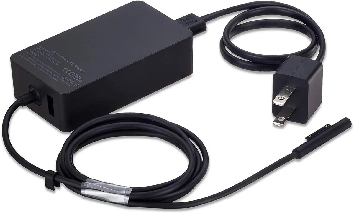 Kenuco Kenuco 65W Surface AC Adapter 15V 4A USB 5V 1A 6.2ft cord — product photo