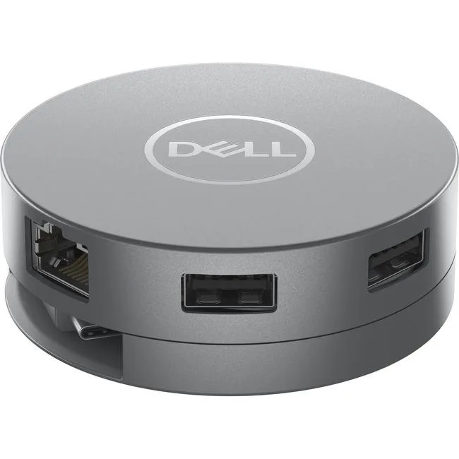 DELL DELL DELL-DA305U 6-in-1 USB-C Modular Adapter 90 W 4K 3840 x 2160 2 USB-A 1 USB-C HDMI DisplayPort RJ-45 — product photo