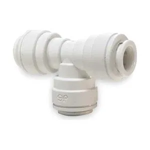 John Guest John Guest PPM0208W-PK10 Polypropylene Union Tee 5/16 in Pack 10 — product photo