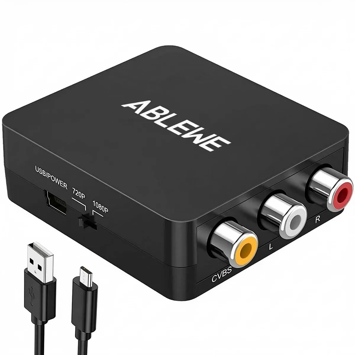 ABLEWE AV2-12HD RCA to HDMI Media Converter 1080P 60Hz — product photo