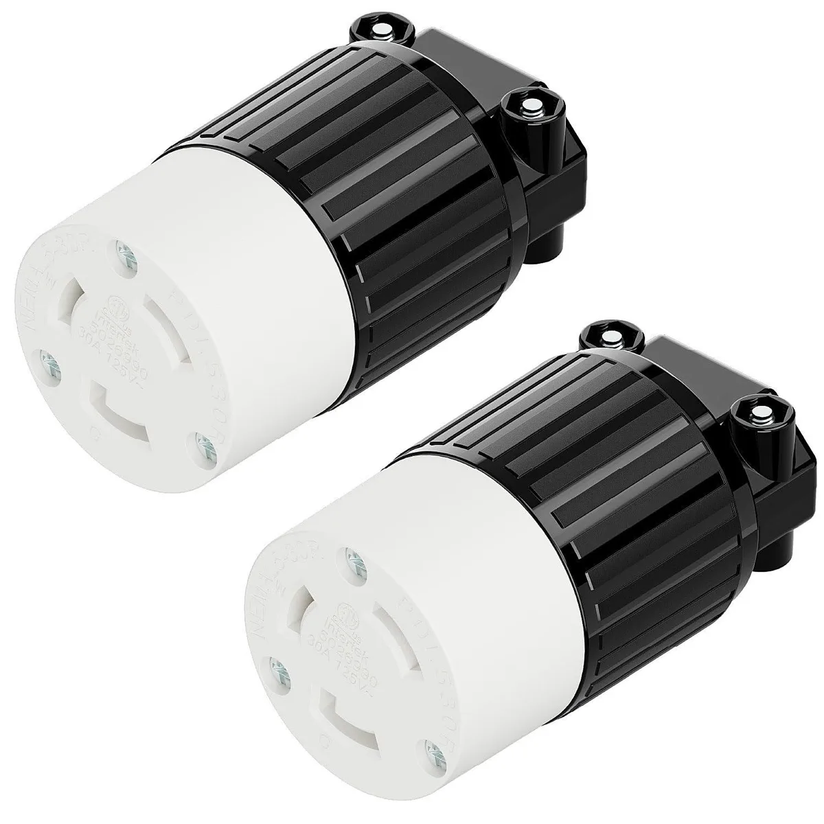 LORDWORLD LORDWORLD Nema L5-30R 30A 125V 2-Pack Twist-Lock Connector — product photo