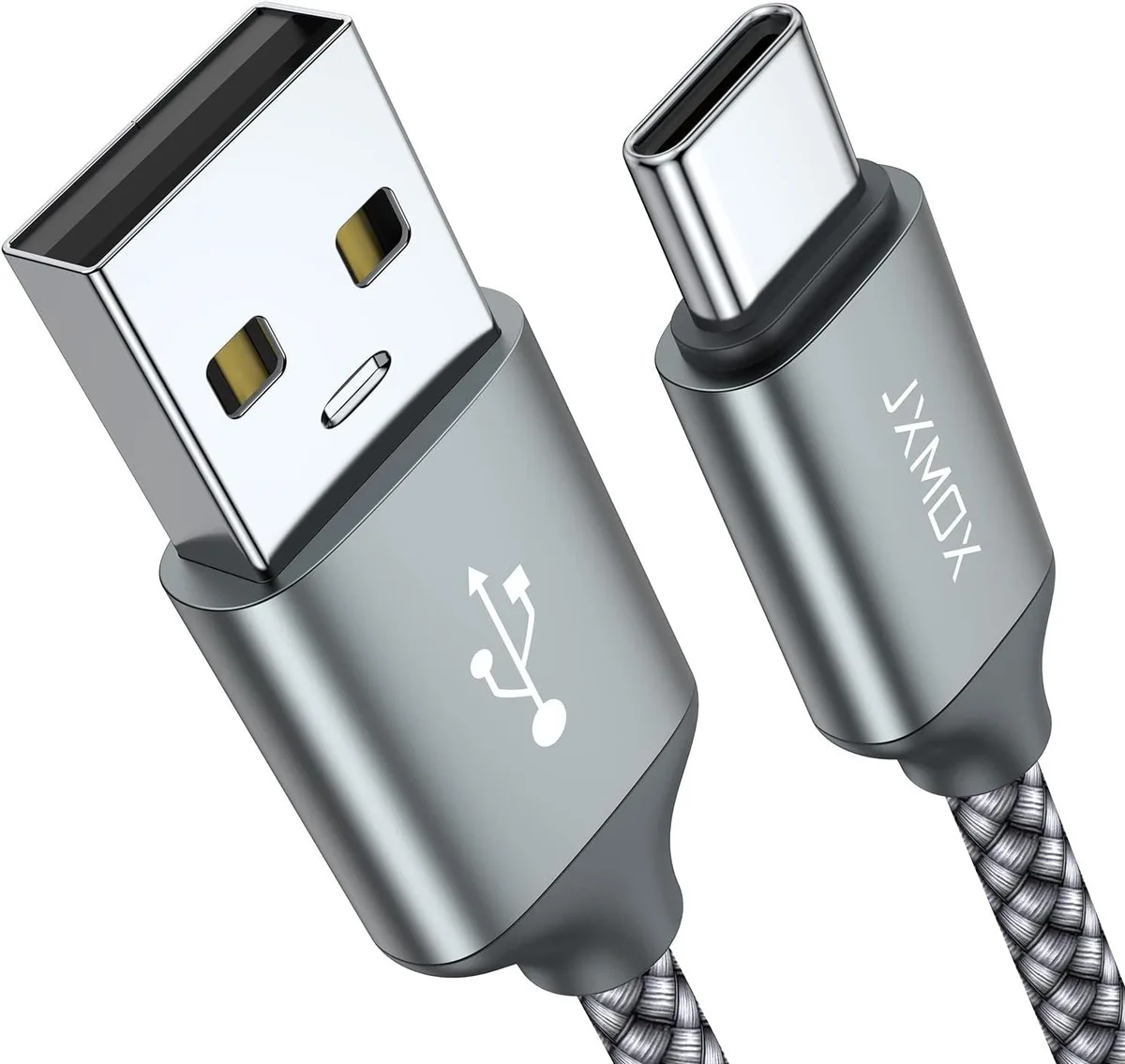 Kootion Kootion USB-A to USB-C cable 3.1A 3.3ft 2-pack braided — product photo