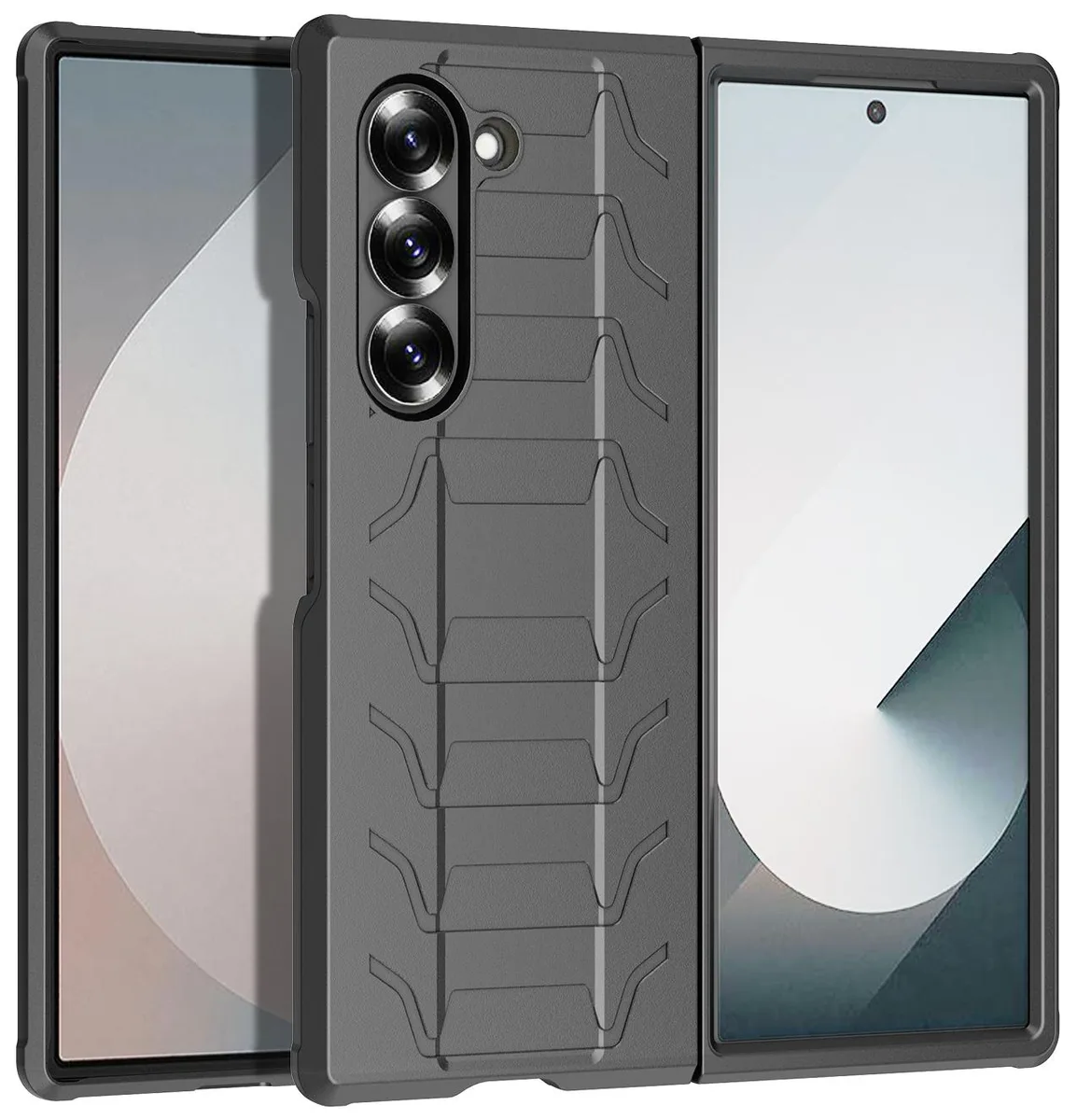 Nakedcellphone Nakedcellphone Tough Case for Z Fold 6 Special Ops Tactical Cover Matte Black — product photo