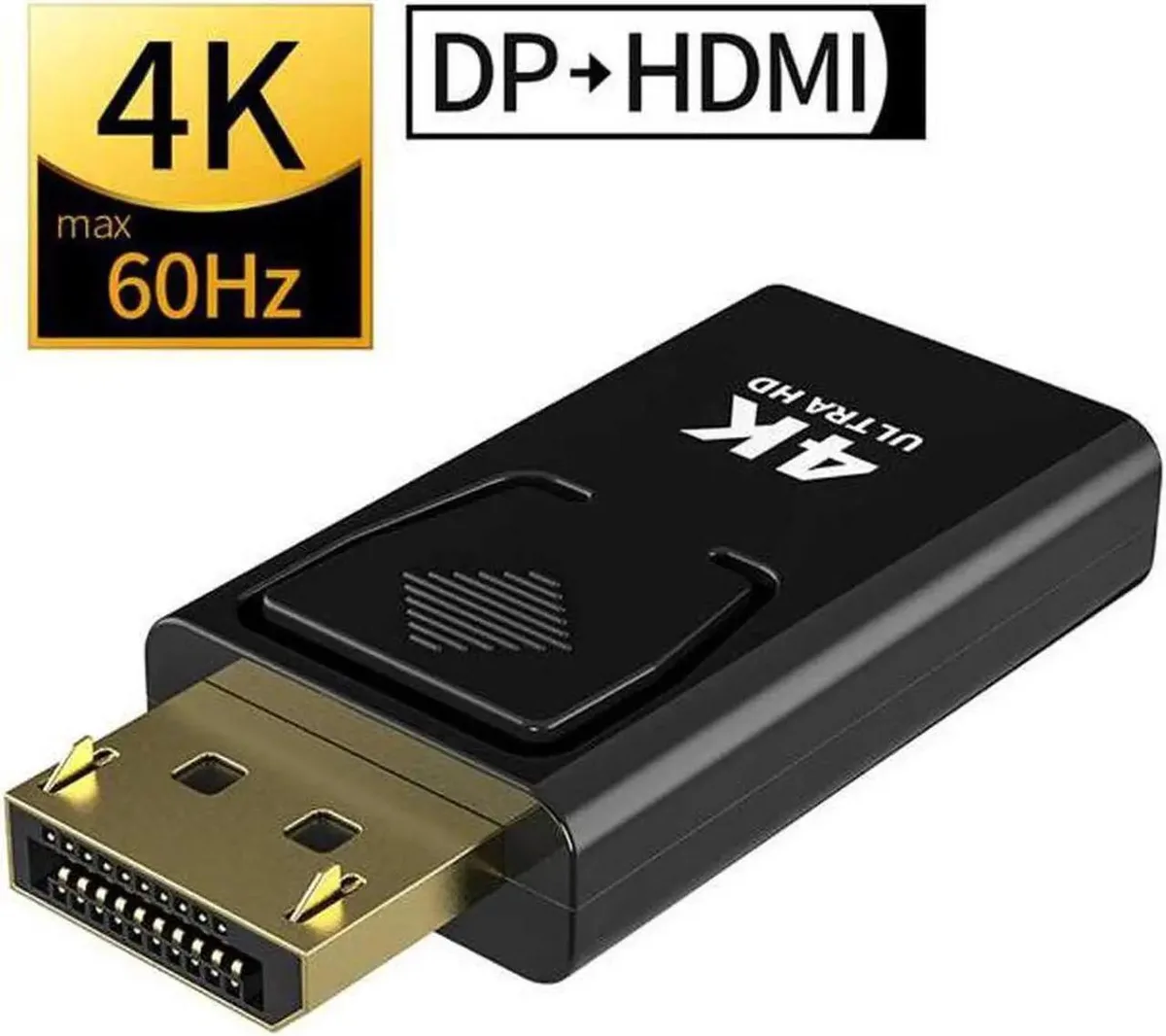 Vszerda Vszerda DisplayPort to HDMI Male-Female Adapter 4K 60Hz 1080p 120Hz — product photo