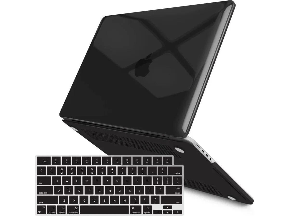 BONAEVER BONAEVER laptop case MacBook Pro 16 inch A2485 A2780 Crystal Black — product photo