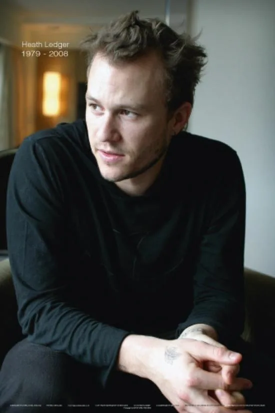 Heath Ledger portrait poster print 24 by 36 inches