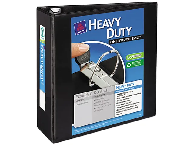 Avery Avery 79604 Heavy-Duty EZD View Binder 4" Black — product photo