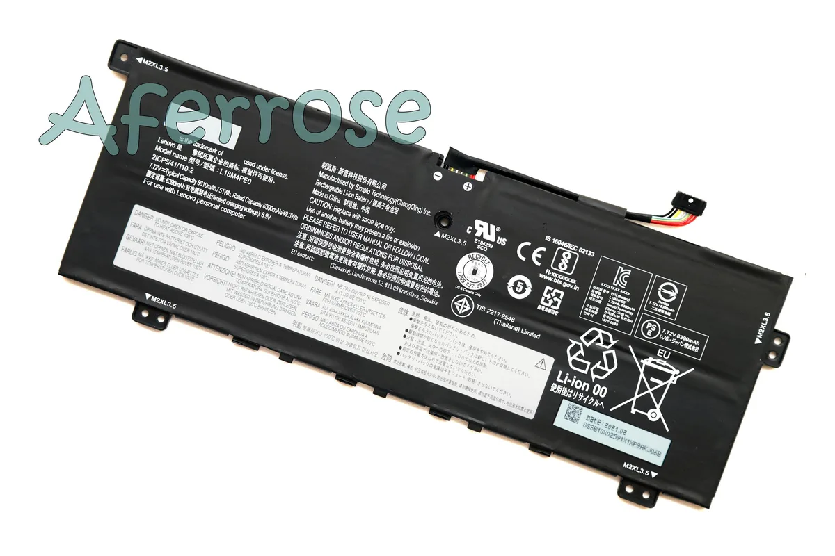 GOLDIX GOLDIX L18C4PE0 L18M4PE0 L18L4PE0 laptop battery 51Wh 7.72V 7.74V black — product photo