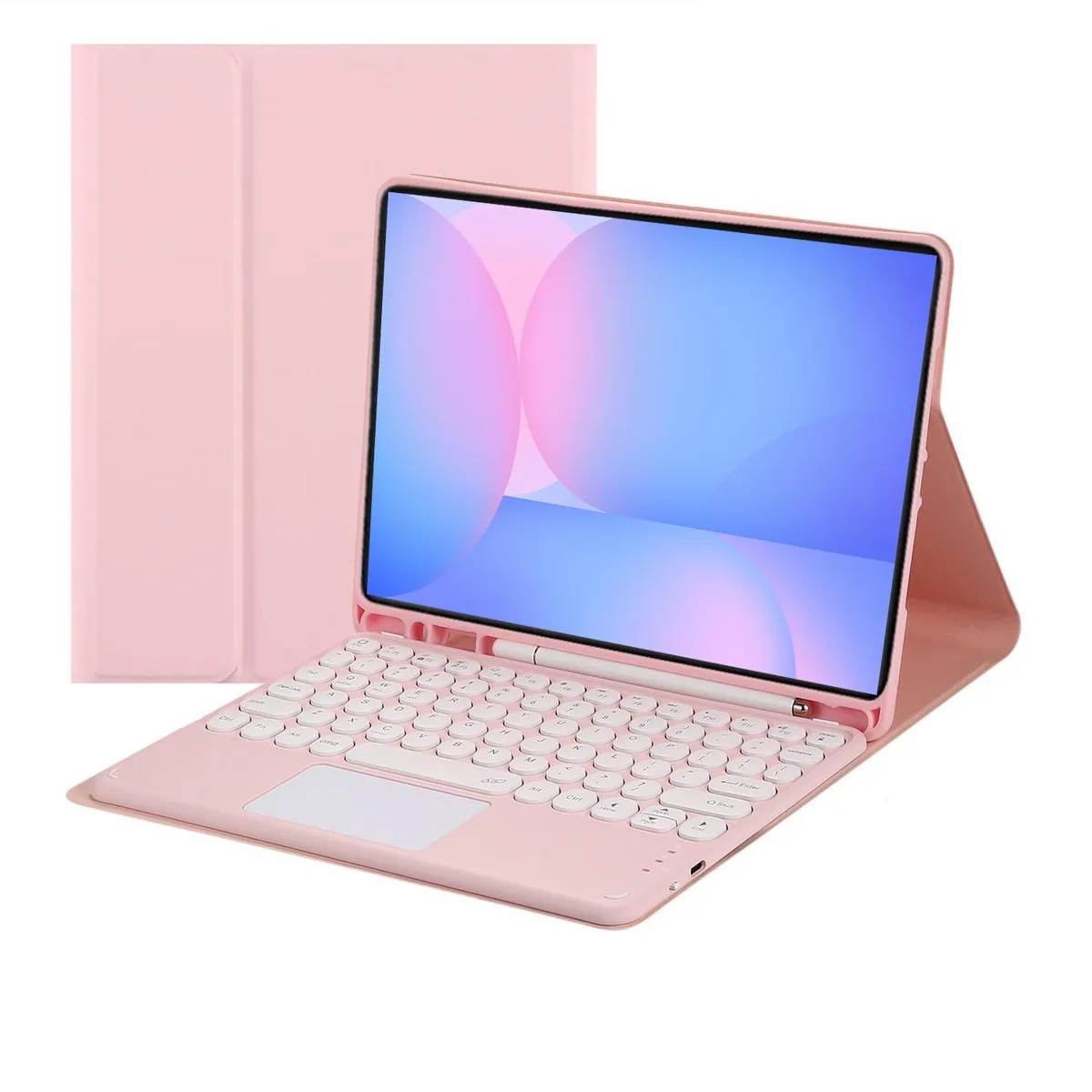Timoom Timoom Bluetooth Keyboard Case with Touchpad for Galaxy Tab S10 FE S9 FE 10.9 S9 11 Pink — product photo