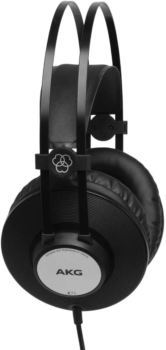 AKG ACOUSTICS AKG ACOUSTICS K72 Over-Ear Closed-Back Studio Headphones Matte Black — product photo