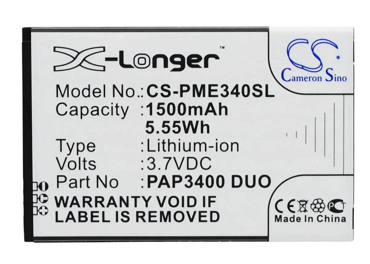Cameron Sino replacement battery for MultiPhone 3400 Duo