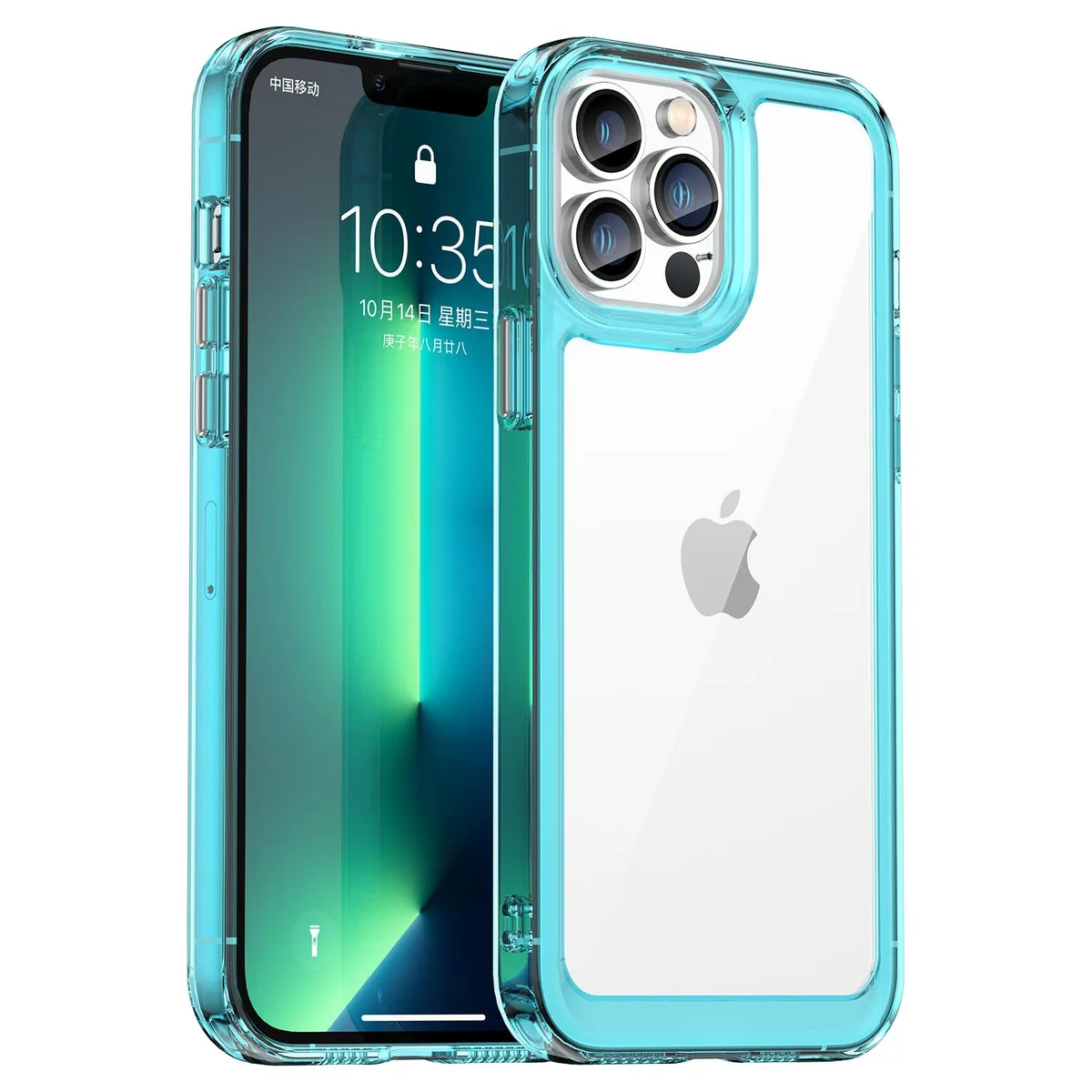 BONAEVER BONAEVER Case iPhone 13 Pro Max 6.7 inch Transparent Blue Gradient — product photo