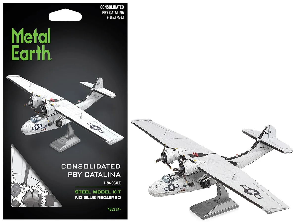 Metal Earth Metal Earth Consolidated PBY Catalina "Miss Pick Up" Steel Model Kit 79 Parts — product photo
