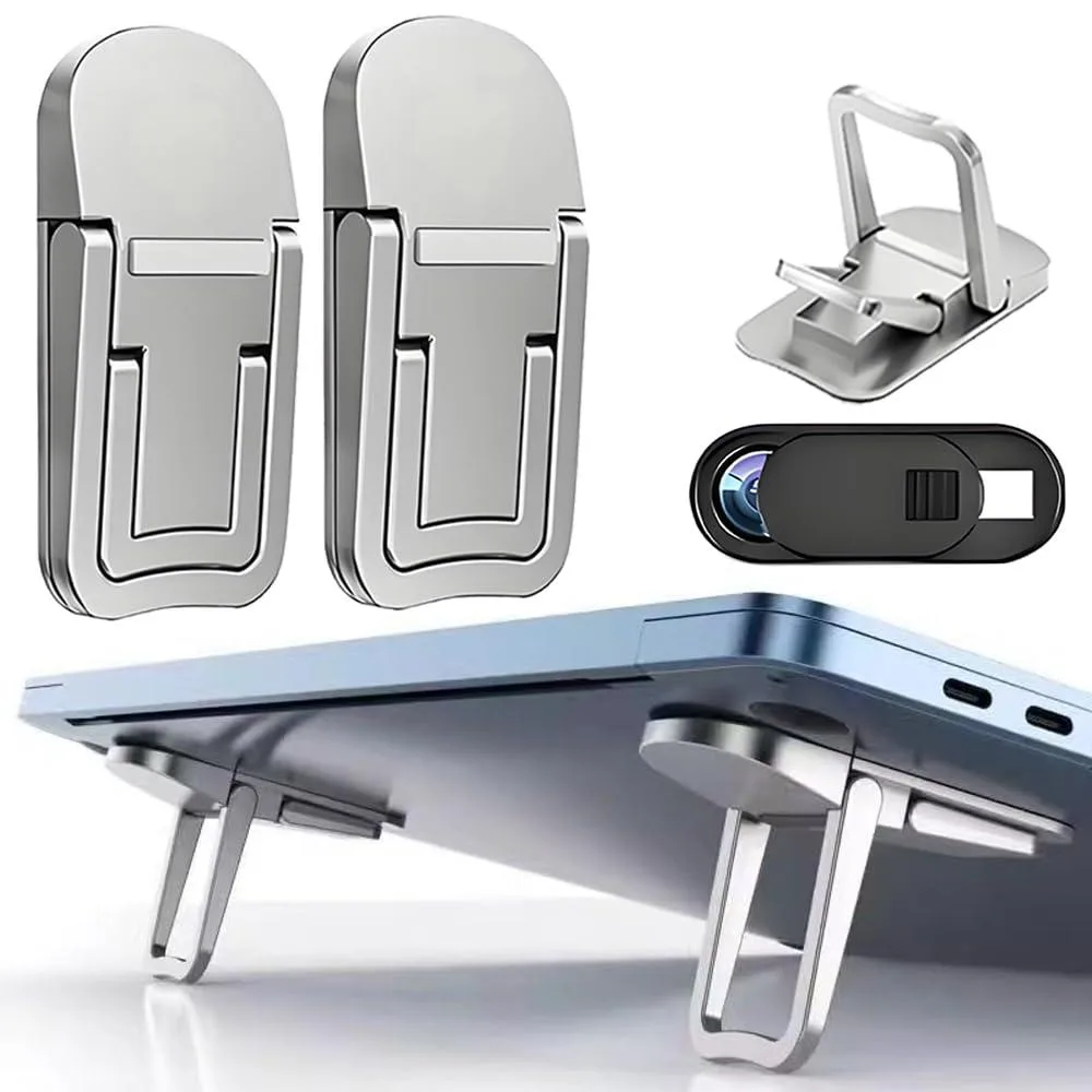 Generic MNDNZJ Laptop Stand Silver 2.36x1.18x.35in 2PCS — product photo
