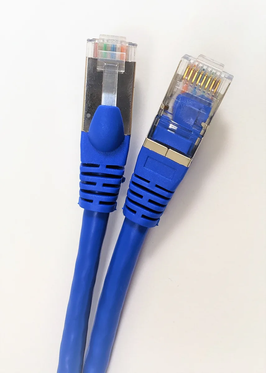 Micro Connectors Micro Connectors Cat7 SFTP 100 ft Blue Ethernet Cable — product photo
