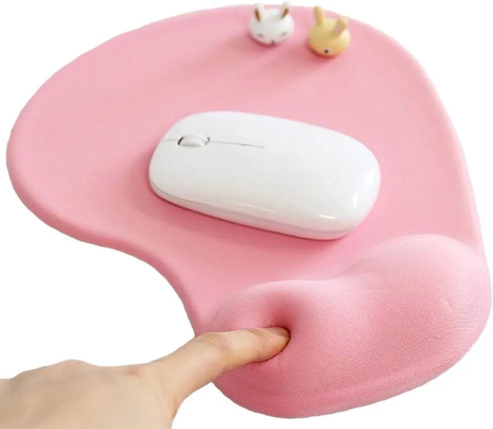 BAOFENG BAOFENG Mouse Pad with Gel Wrist Support 01Pink — product photo