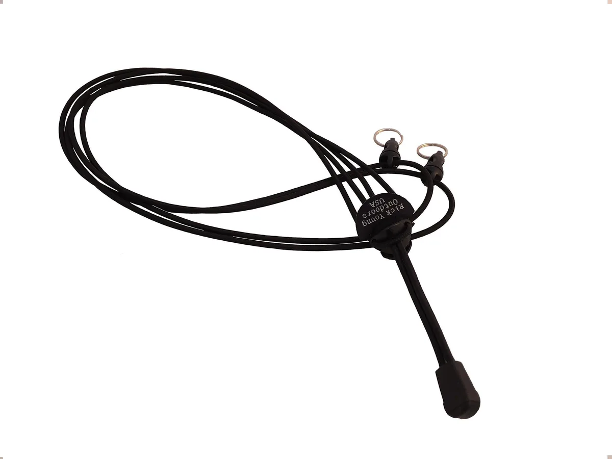  Rick Young Outdoors Binocular Harness Shock Cord Buckle (Black) — product photo