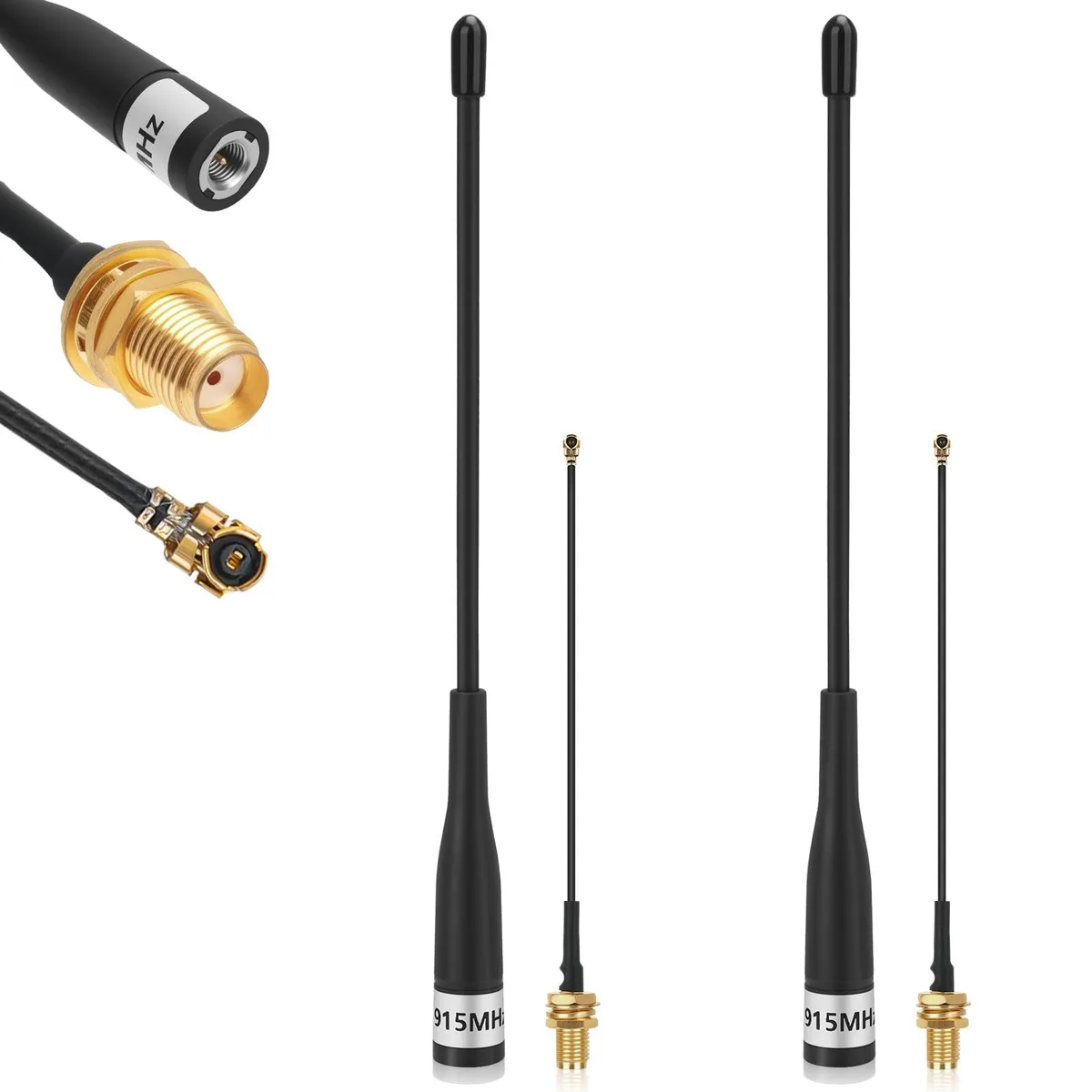  Meshnology 915MHz LoRa Antenna 10dBi 19cm SMA Male 2pcs — product photo