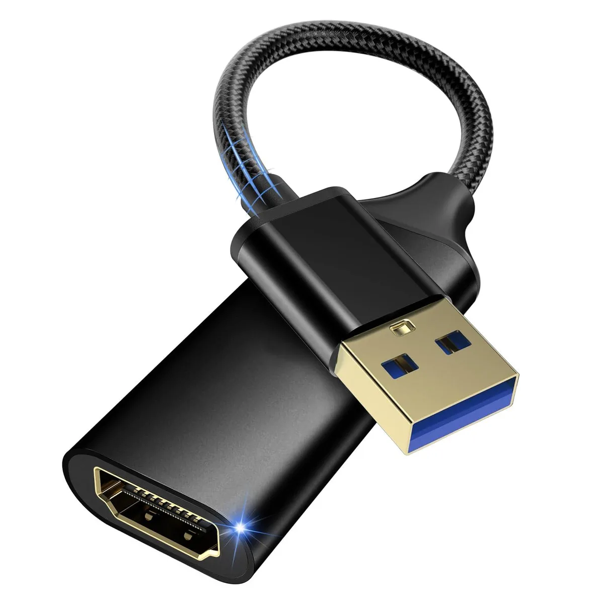 Vszerda Vszerda USB 3.0 to HD Adapter 1080P Black — product photo