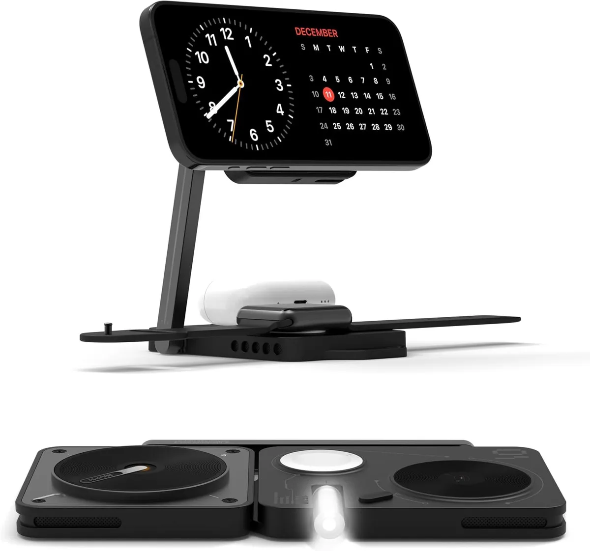 noelspace noelspace M01 3-in-1 Magnetic Wireless Charger Black — product photo