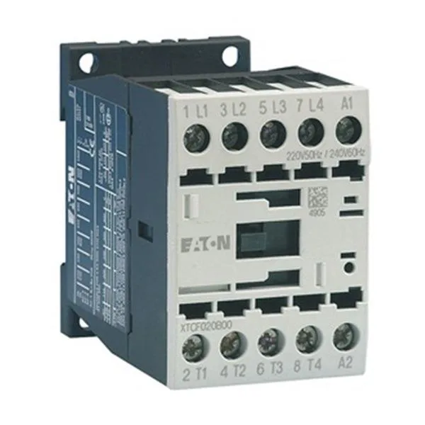 Eaton Eaton XTCF020B00A IEC Magnetic Contactor 120V AC 4P 12A 22A — product photo