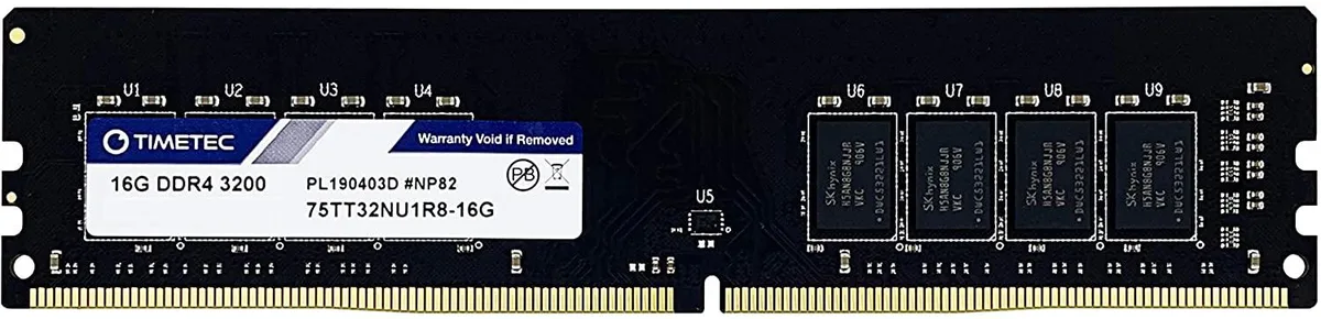 Timetec Timetec 16GB DDR4 3200MHz CL22 1.2V desktop RAM — product photo