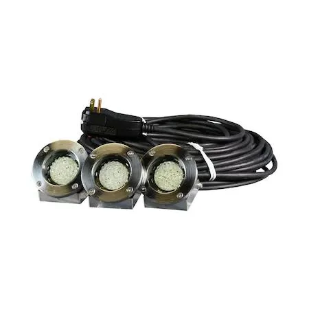 Dayton Dayton 6CCU6 Pond Light Set 3 LED 120W 115V 100ft — product photo