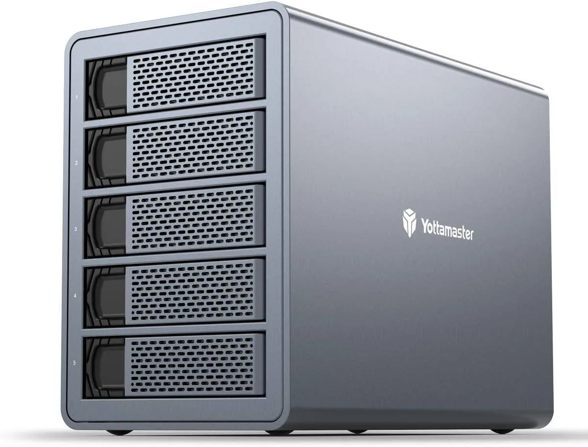 Yottamaster Yottamaster FS4C3 5-bay 10Gbps USB-C SATA drive enclosure — product photo