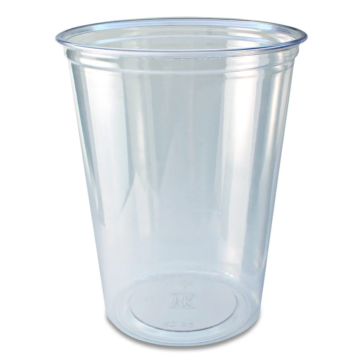 Fabri-Kal Fabri-Kal Recycleware Round Deli Container 32 oz 4.6" Diameter x 5.8" h Clear 500/Carton — product photo