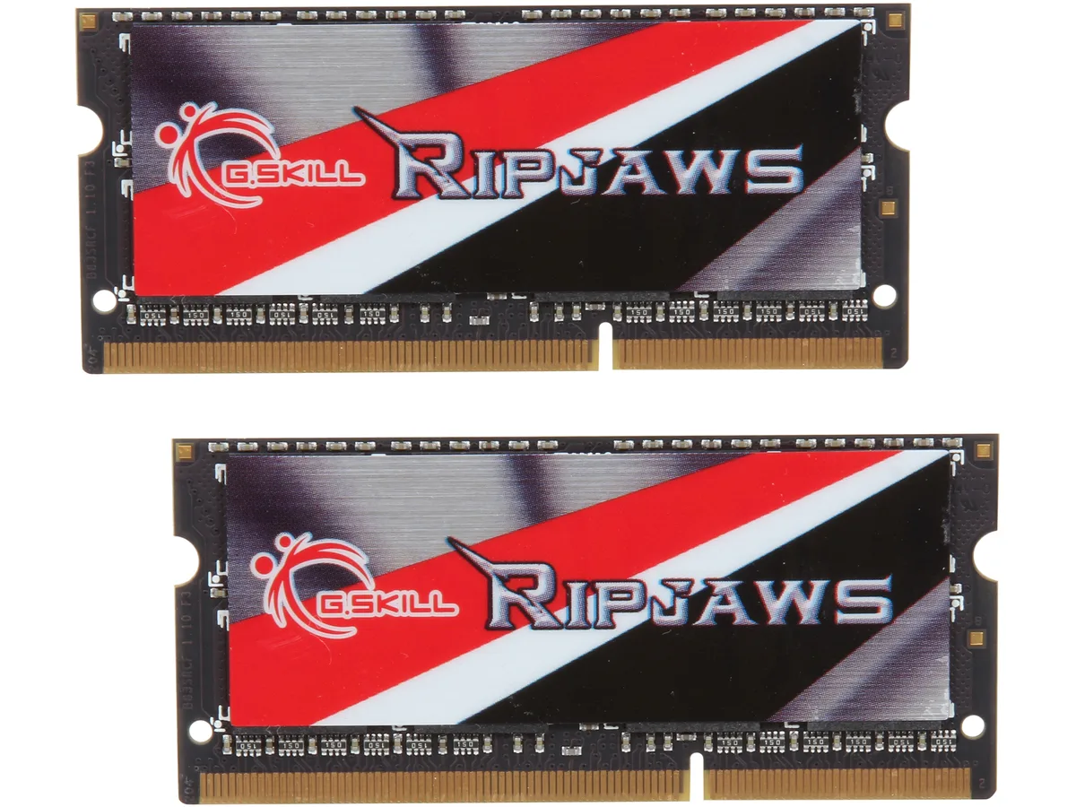 G.SKILL G.SKILL F3-1600C11D-16GRSL Ripjaws 16GB (2x8GB) DDR3L 1600 CL11 1.35V laptop RAM — product photo